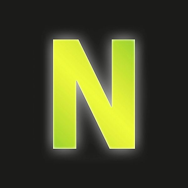 Conacord Klebebuchstabe N Reflektierend 8 cm Gelb günstig online kaufen