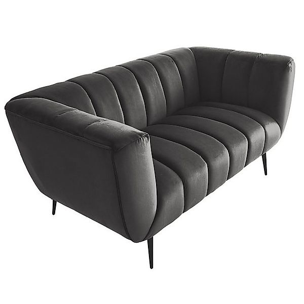 riess-ambiente 2-Sitzer NOBLESSE 165cm grau / günstig online kaufen