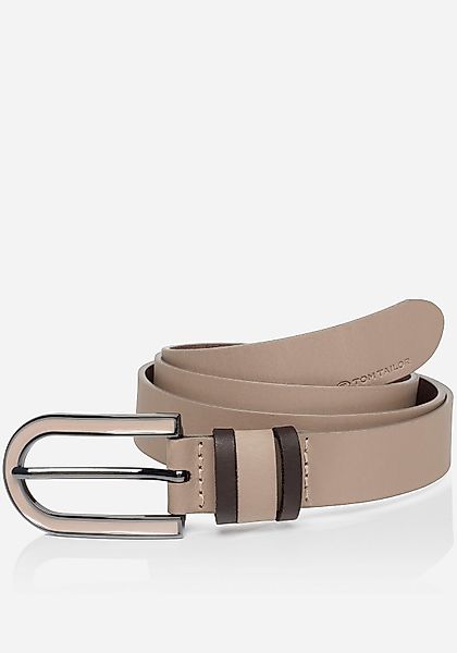 TOM TAILOR Ledergürtel TTSHINEAD 2,5 cm günstig online kaufen