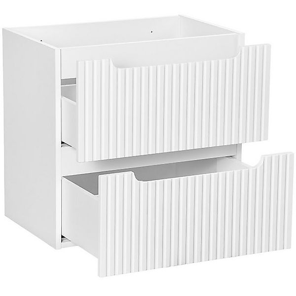 Lomadox Unterschrank NEWPORT-56-WHITE Waschtischunterschrank, weiß mit günstig online kaufen