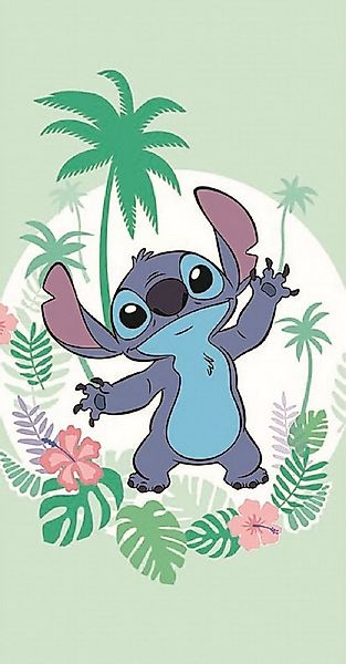 AY!Max Handtücher LILO & STITCH Duschtuch Strandtuch Badetuch 70 x 140 cm, günstig online kaufen