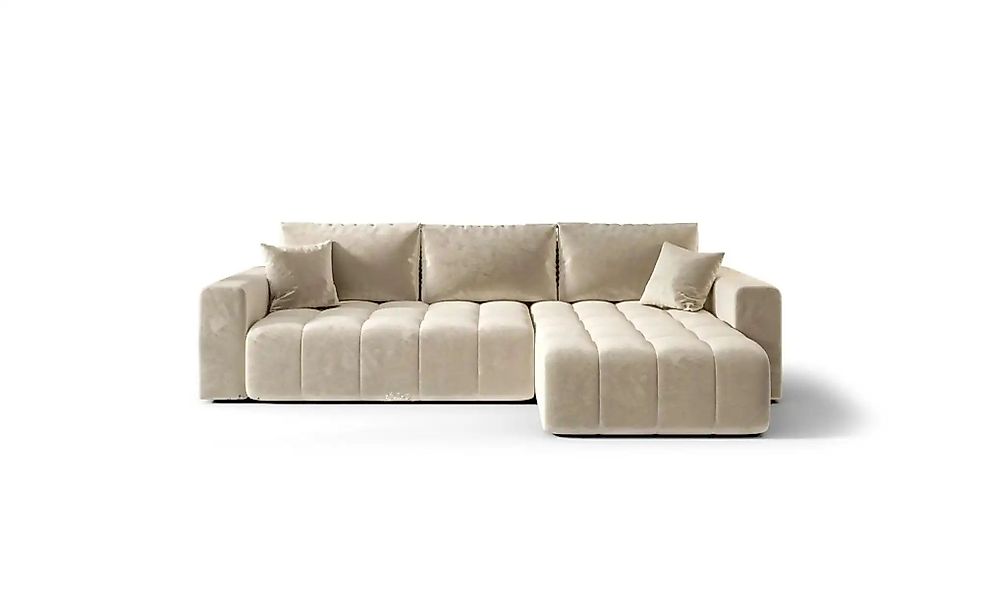 Ecksofa  Milo ¦ beige ¦ Maße (cm): B: 280 H: 85 Polstermöbel > Sofas > 3-Si günstig online kaufen