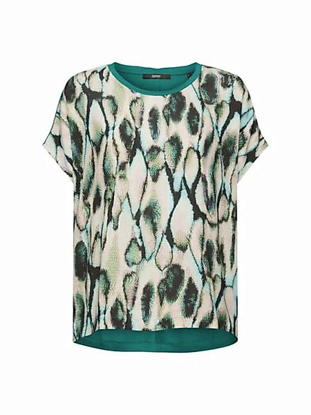 Esprit Collection T-Shirt T-Shirt aus Materialmix, LENZING™ ECOVERO™ (1-tlg günstig online kaufen