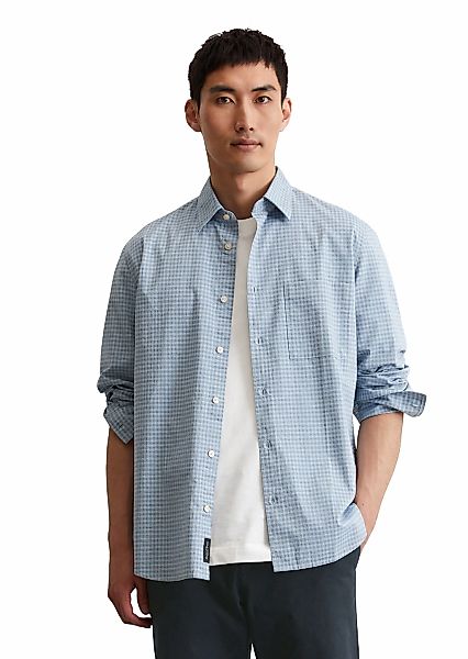 Marc O'Polo Langarmhemd klein kariert, sommerlich günstig online kaufen