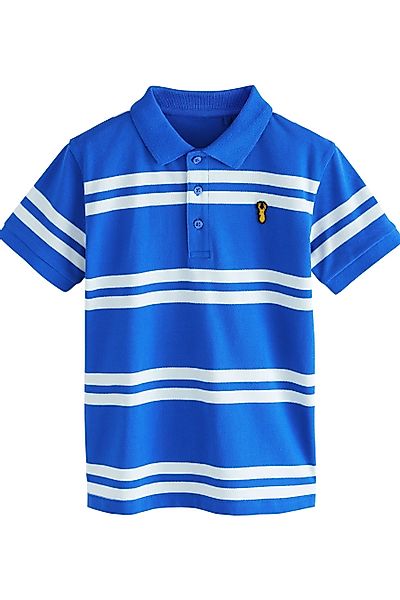 Next Poloshirt Kurzärmeliges Polohemd mit Streifen günstig online kaufen