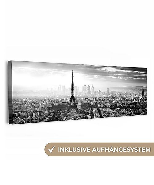 OneMillionCanvasses® Leinwandbild Panorama Paris - Skyline - Eiffelturm - S günstig online kaufen