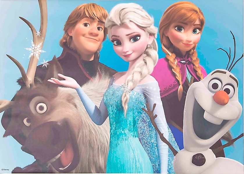 Disney Leinwandbild "Frozen Gruppenumarmung", (1 St.) günstig online kaufen