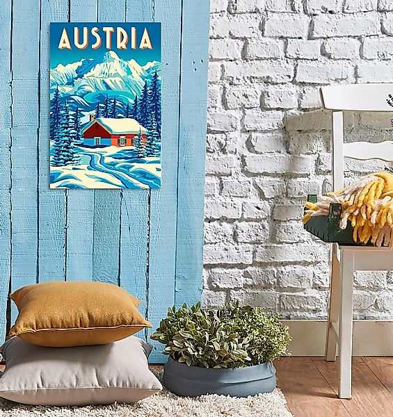queence Metallbild "Austria" Berge & Alpenbilder  Österreich 1 Stk. tlg. St günstig online kaufen