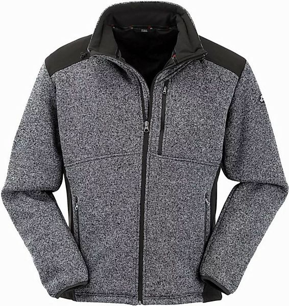 Maul Fleecejacke Brunnthal II-Strickfleecejacke GREY/BLACK günstig online kaufen