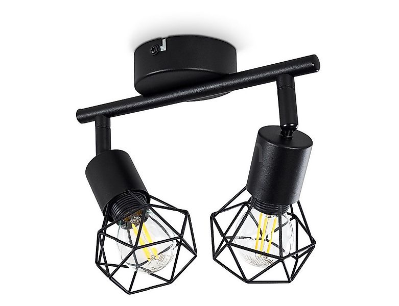 hofstein Deckenleuchte »Borio« Deckenlampe aus Metall in Schwarz, ohne Leuc günstig online kaufen