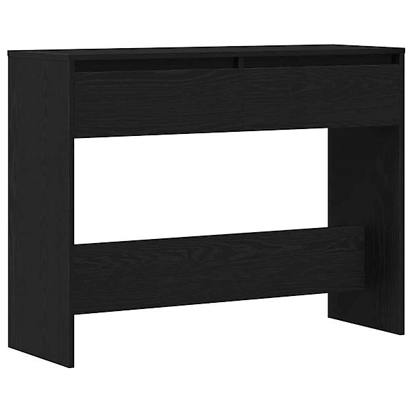 vidaXL Konsolentisch Schwarz Eichen-Optik 100 x 35 x 76,5 cm 862708 günstig online kaufen