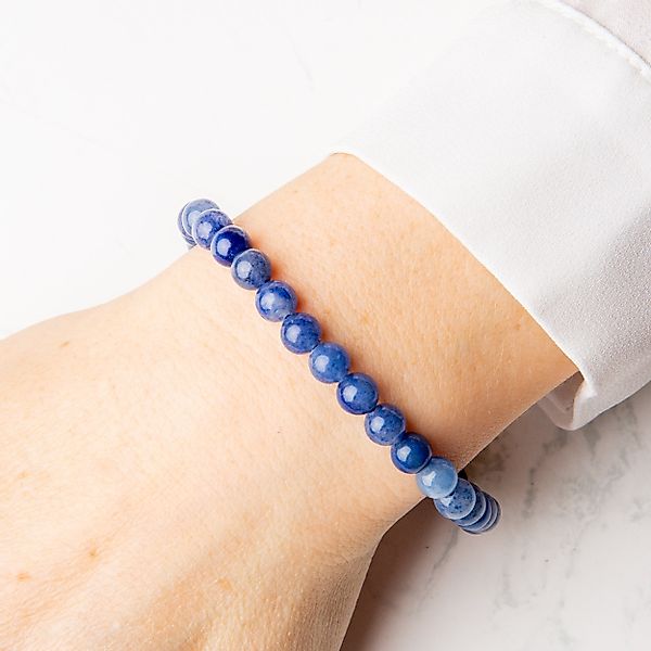 Vascavi Armband Blauer Aventurin Edelstein, Made günstig online kaufen
