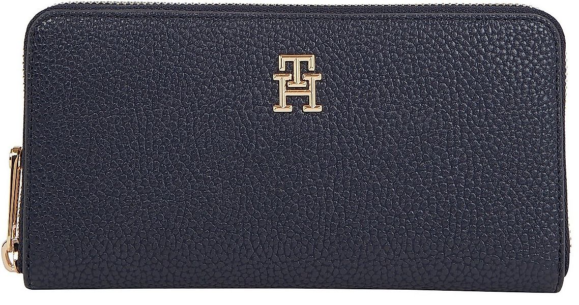 Tommy Hilfiger Geldbörse TH EMBLEM LARGE ZA, mit TH-Emblem vorne günstig online kaufen