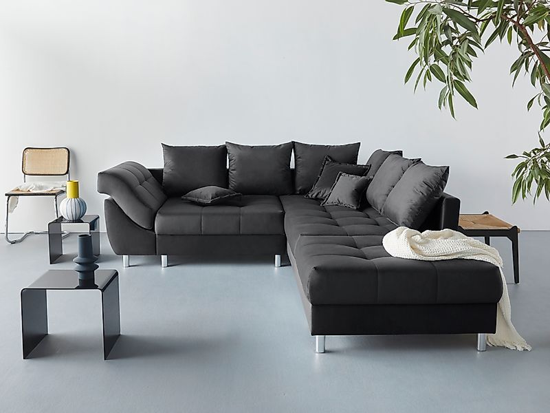 COLLECTION AB Ecksofa »(Spar-Set) Innsbruck L-Form und Hocker« Ecksofa und günstig online kaufen