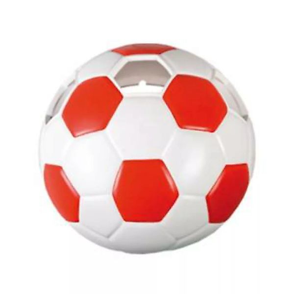 Fussball Wandleuchte fürs Kinderzimmer rot/weiß günstig online kaufen