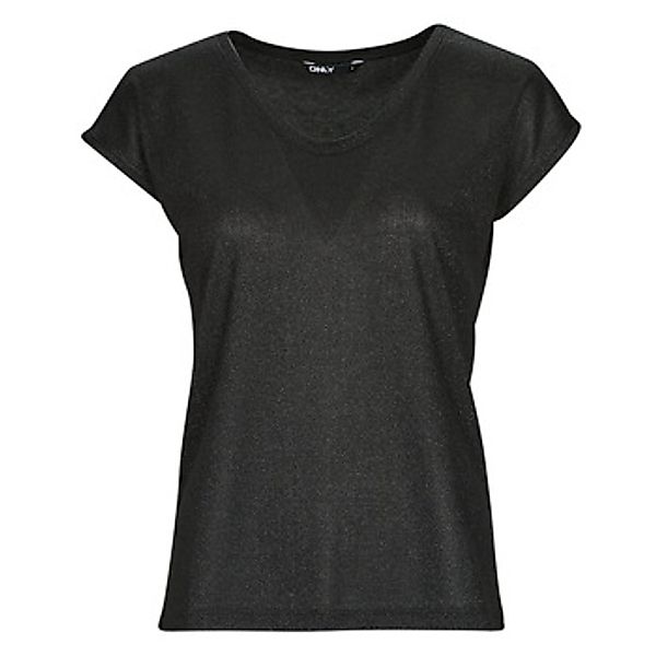 Only  T-Shirt ONLSILVERY S/S V NECK LUREX TOP JRS günstig online kaufen