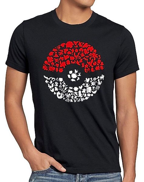 style3 T-Shirt Fang sie alle pokemon go ball monster spiel online günstig online kaufen