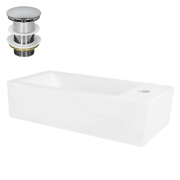 LuxeBath Waschbecken Aufsatzwaschbecken aus Keramik für günstig online kaufen