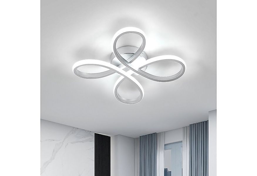 Goeco Deckenleuchte Blumenförmige LED-Deckenleuchte aus Aluminium, 30W, 650 günstig online kaufen