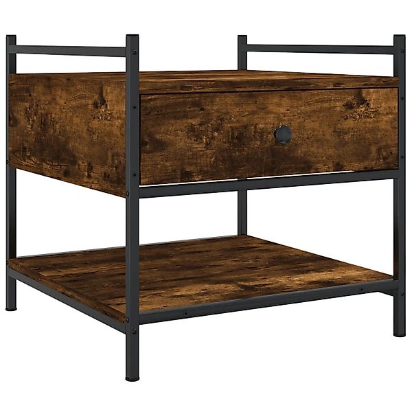 vidaXL Couchtisch Räuchereiche 50x50x50 cm Holzwerkstoff 833967 günstig online kaufen