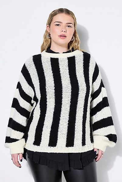 Studio Untold Strickpullover Pullover oversized Längsstreifen günstig online kaufen