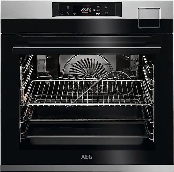 AEG Einbaubackofen 9000 »BSE79228BM«, mit Vollauszug, Steam Clean günstig online kaufen