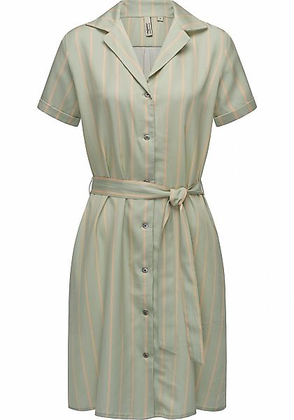 Ragwear Sommerkleid "Sawira", Gemustertes Midikleid mit Knopfleiste günstig online kaufen