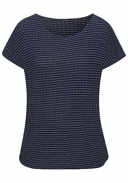 Vivance Kurzarmshirt "aus strukturierter Strickqualität" mit schönem Muster günstig online kaufen