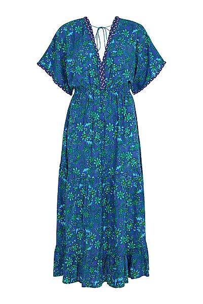 RAFFYA Midikleid "Iris Kaftan Style Floral Printed Maxi Dress Damen" günstig online kaufen