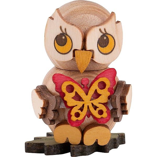 Kuhnert Dekofigur Eulenkind mit Schmetterling (4cm) günstig online kaufen