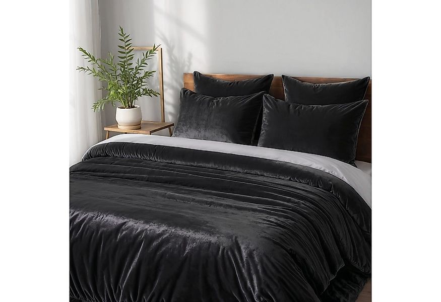 Cozyor Bettwäsche Kuschelbettwäsche flauschig warmer Teddy Plüsch, Biber, W günstig online kaufen