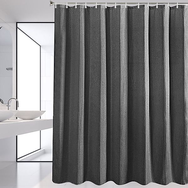 REDOM Duschvorhang Polyester Badewannenvorhang Breite 180 günstig online kaufen