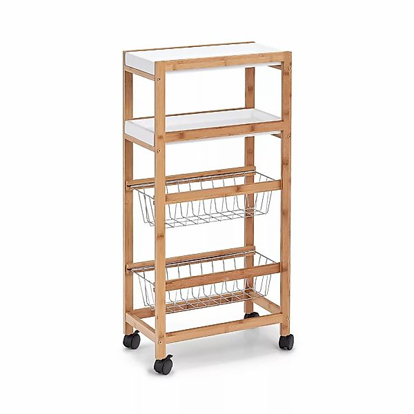 Zeller Present Küchenwagen "Bamboo", mit vier Ablagemöglichkeiten günstig online kaufen