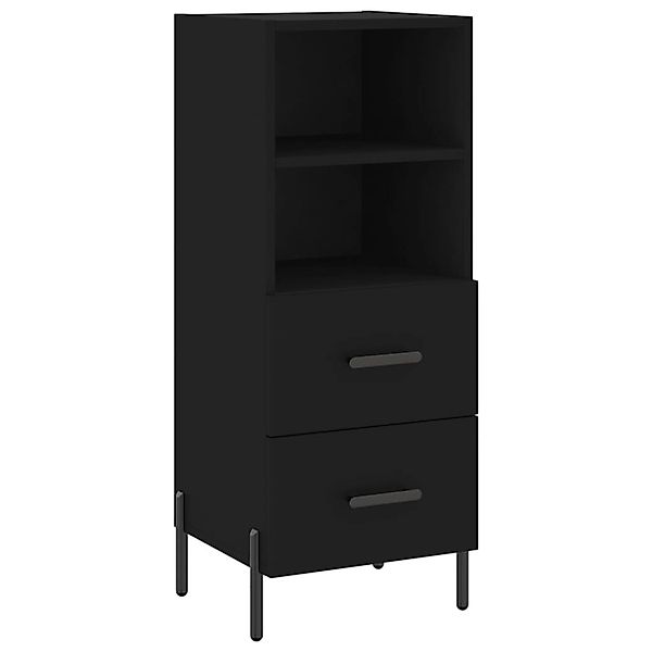 vidaXL Sideboard Schwarz 34,5x34x90 cm Holzwerkstoff 828677 günstig online kaufen