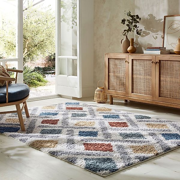 FLAIR RUGS Hochflor-Teppich SKETCH, rechteckig, Höhe: günstig online kaufen