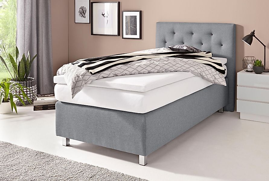 Westfalia Schlafkomfort Boxspringbett mit Knöpfen in Kristalloptik, wahlwei günstig online kaufen