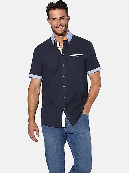 Babista Kurzarmhemd FLOREVETTO mit raffinierten Kontrasten günstig online kaufen