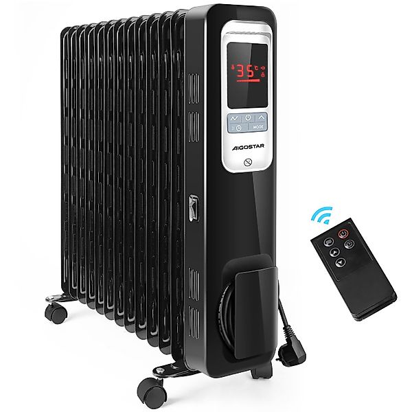 Aigostar Ölradiator 2500W Ölradiator Energiesparender,LCD Elektro günstig online kaufen