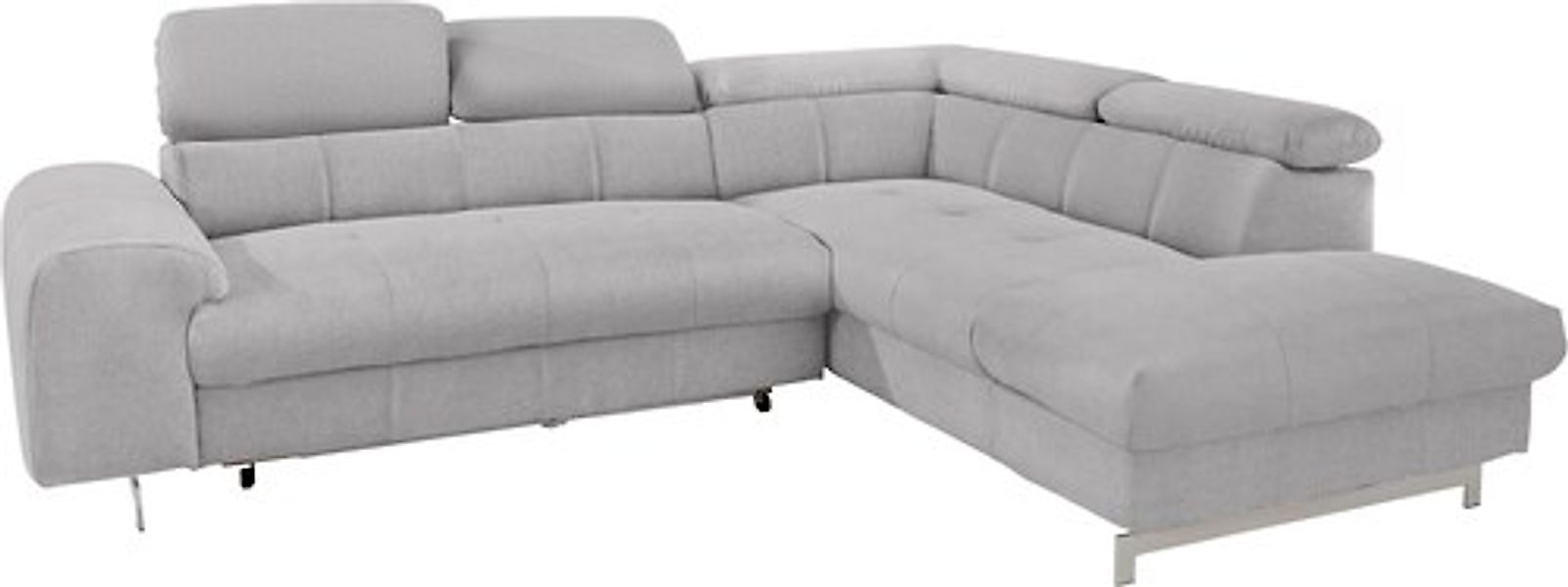 COTTA Ecksofa »Chef L-Form«, mit Kopfteilverstellung, wahlweise mit Bettfun günstig online kaufen