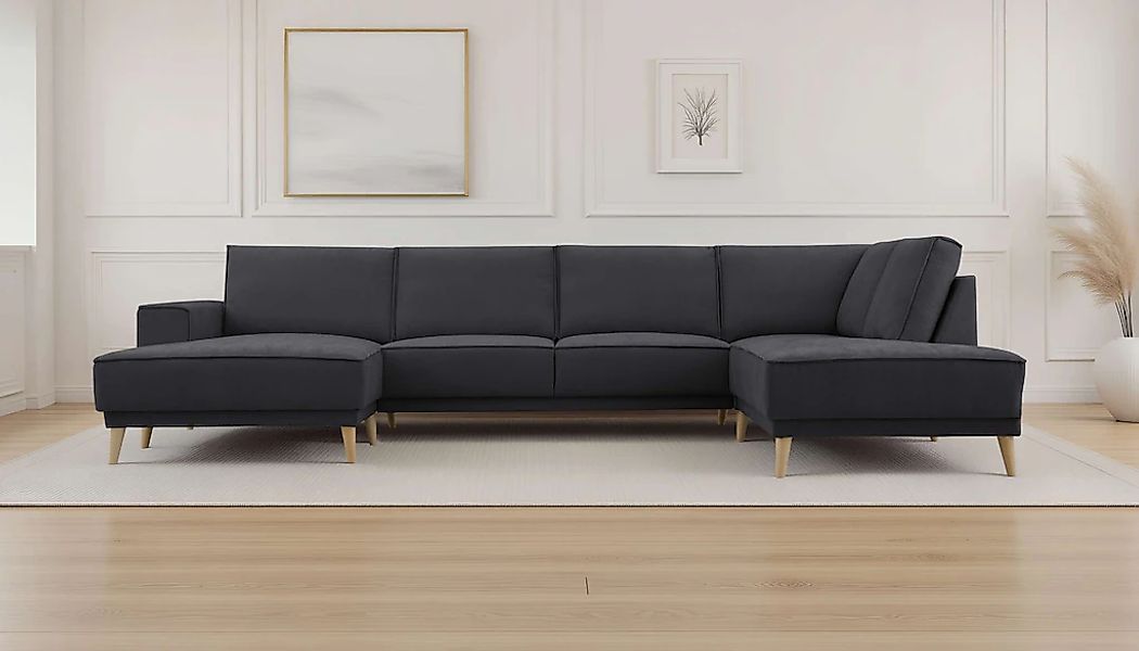 OTTO home Wohnlandschaft "Oland Skandi, weicher Chenille-Stoff" U-Form, 345 günstig online kaufen