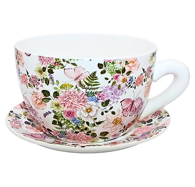 Dekohelden24 Pflanzkübel Pflanztassen in verschiedenen Farben (1 St), Keram günstig online kaufen