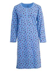 zeitlos Nachthemd Nachthemd Langarm - Blumendruck günstig online kaufen