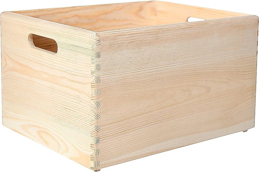 Creative Deco Holzkiste Obstkiste Korb 40x30x24cm günstig online kaufen