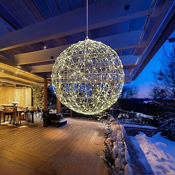 MARELIDA LED Kugelleuchte LED Drahtkugel Leuchtkugel günstig online kaufen
