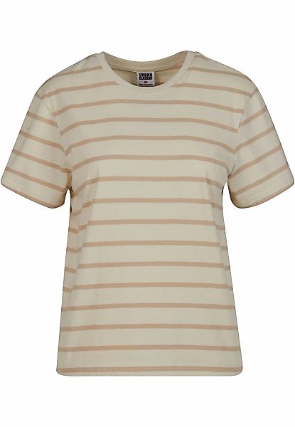 URBAN CLASSICS T-Shirt "Urban Classics Damen Ladies Striped Boxy Tee", (1 t günstig online kaufen
