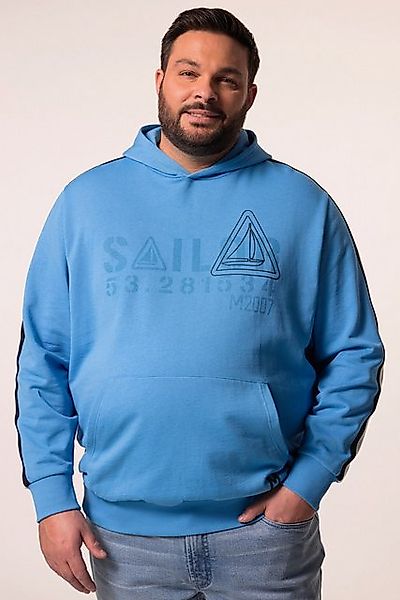 Men Plus Sweatshirt Men+ Hoodie Kapuzensweater großer Print bis 8 XL günstig online kaufen