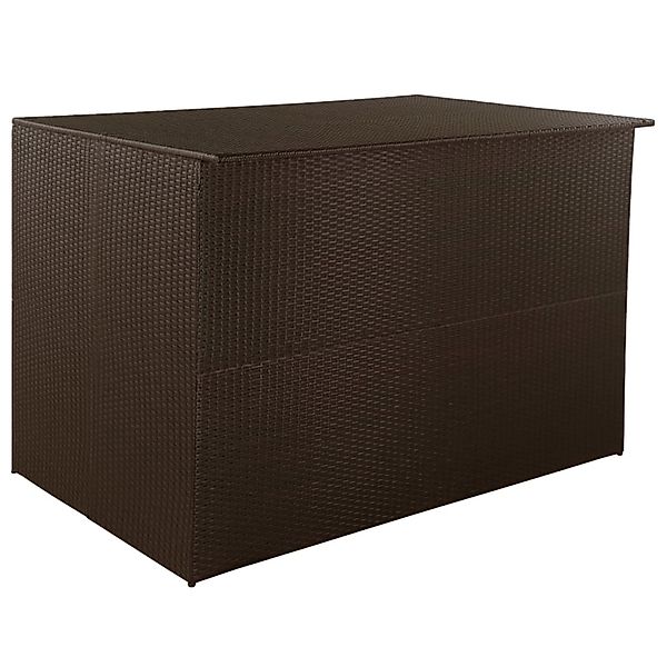 VidaXL Gartenbox Braun 150x100x100 cm Poly Rattan günstig online kaufen