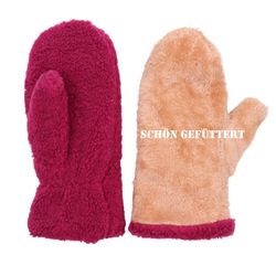 MIRROSI Fleecehandschuhe Damen Handschuhe aus Teddyfell, günstig online kaufen