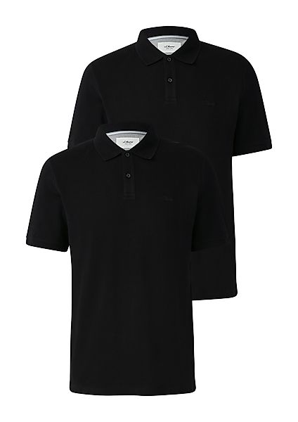s.Oliver Poloshirt (Packung, 2-tlg) mit Logo günstig online kaufen