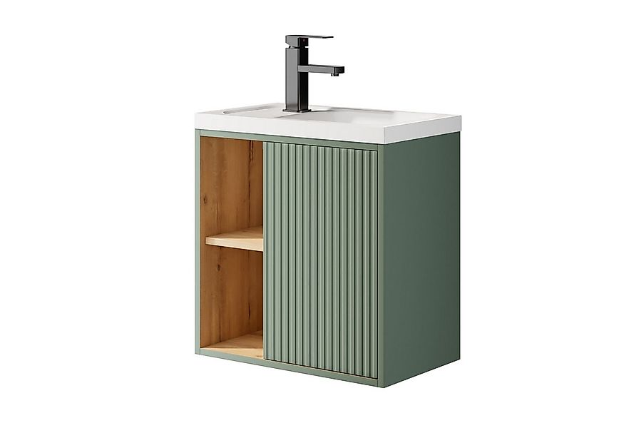 UEV Waschtisch klein Waschbecken mit Unterschrank set Badmöbel Gäste-WC (Br günstig online kaufen